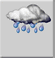 Heavy rain, Overcast